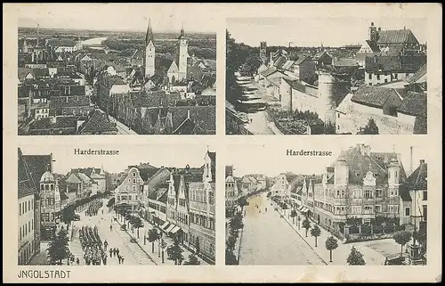 Ingolstadt Harder-Straße Stadtpanorama feldpgl1915 138.236