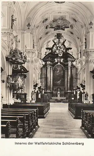Inneres der Wallfahrtskirche Schönenberg b.Ellwangen ngl C4989