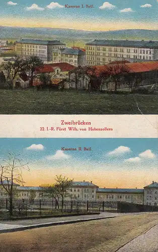 Zweibrücken Kaserne I. Batl. und II. Batl. ngl 211.035