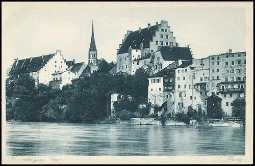 Wasserburg am Inn Blick zur Burg ngl 138.256