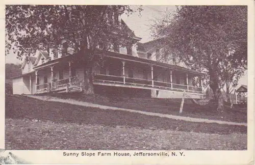 Jeffersonville, N.Y. Sunny Slope Farm House gl1935 211.804
