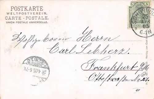 Schorndorf Die Weiber - Wandgemälde am Rathaus gl1905 141.272