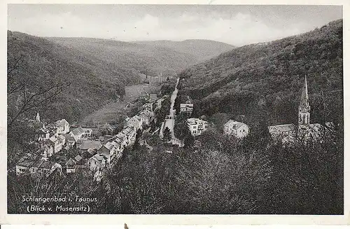 Schlangenbad im Taunus Teilansichten ngl C5356