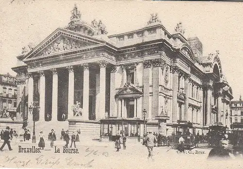 Bruxelles La Bourse gl1903 C5024