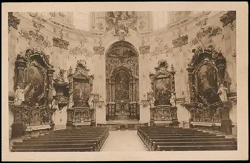 Kloster Ettal Inneres der Basilika ngl 138.344