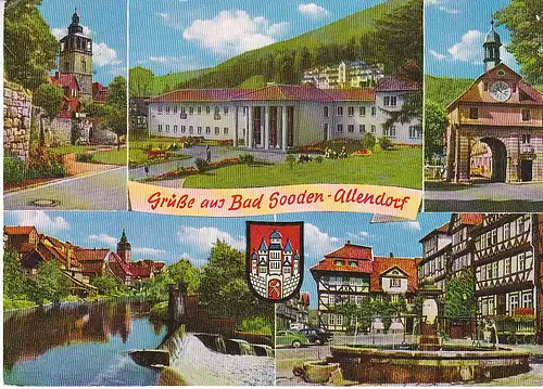 Grüsse aus Bad Sooden-Allendorf Mehrbildkarte gl1966 C6074