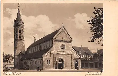 Schwäbisch Gmünd Johanniskirche gl1943 141.354