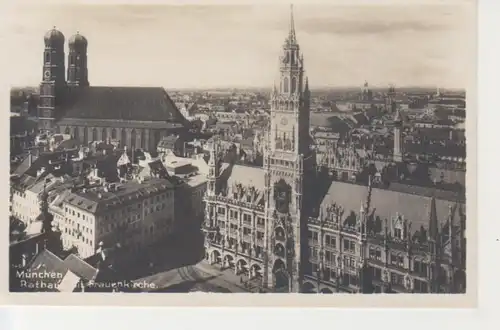 München Rathaus mit Frauenkirche ngl 212.222