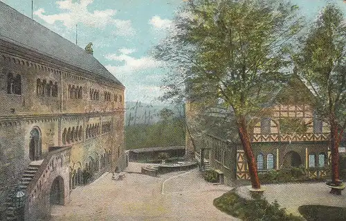 Eisenach Wartburg Der zweite Hof ngl C5433