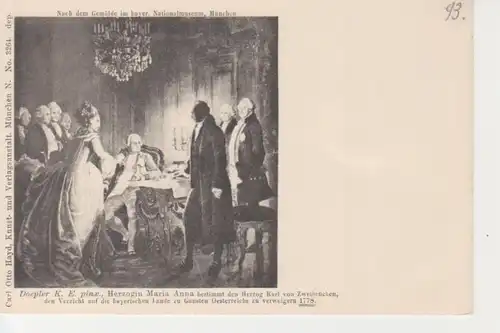 München Szene nach dem Gemälde im bayer. Nationalmuseum ngl 212.243