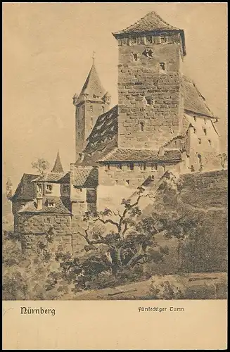 Nürnberg Fünfeckiger Turm ngl 138.536