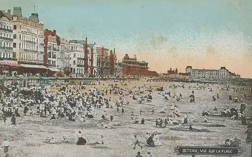 Ostende - Vue sur la Plage ngl 136.602