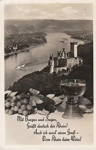 Schloß Stolzenfels bei Koblenz gl1938 C5482