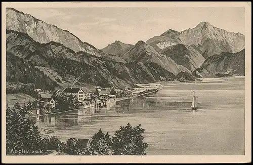 Kochelsee Grauer Bär und Herzogstand gl1927 138.448