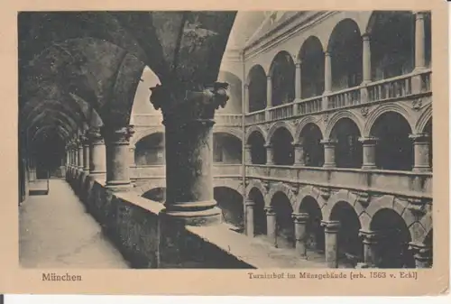 München Turnierhof im Münzgebäude gl1926 212.304