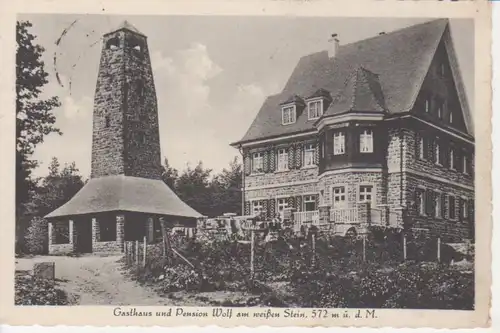 Gasthaus und Pension Wolf am weißen Stein bei Heidelberg gl1928 211.353