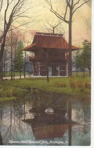 Philadelphia, Pa. Japanese Kiosk Fairmount Park ngl 212.384