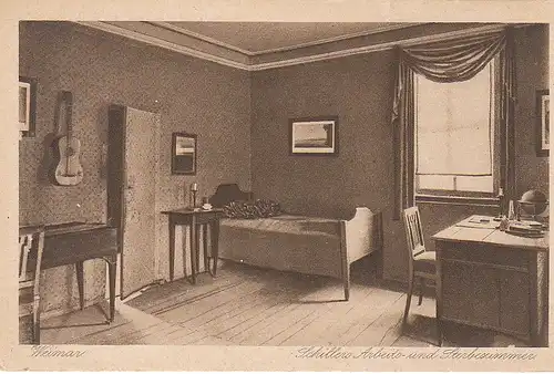 Weimar Schillers Arbeits- u.Sterbezimmer ngl C5019