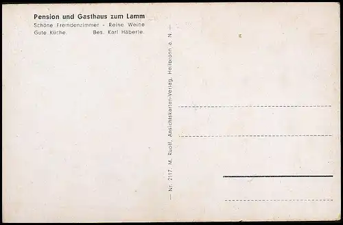 Ingelfingen Gasthaus zum Lamm ngl 138.832