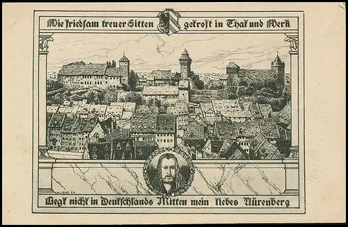 Nürnberg Burg, Serie: Deutsche Burgen Nr. 187 ngl 138.557