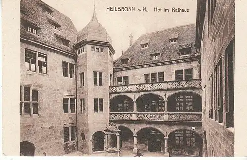 Heilbronn a.N. Hof des Rathauses ngl C8861