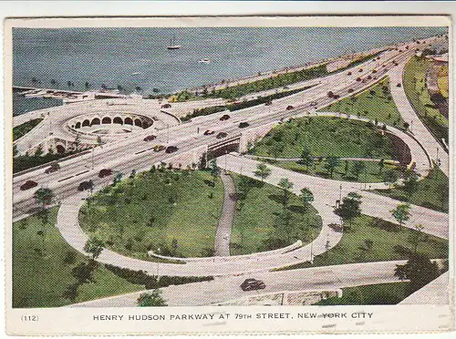 New York City Henry Hudson Parkway 79th Street gl1931 C5728