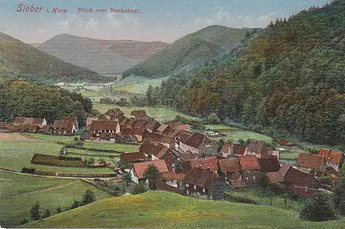 Sieber i.Harz Blick von Bockslust ngl C5247