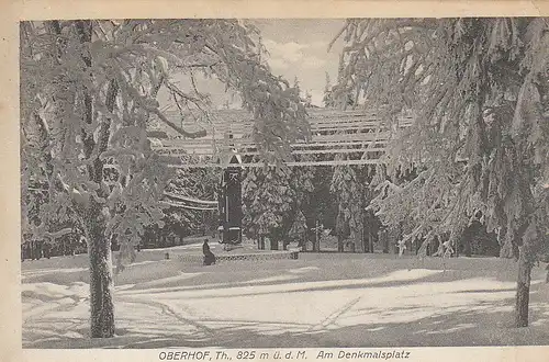 Oberhof Thür. Am Denkmalsplatz gl1929 C5266