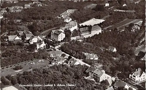Sasbach bei Achern Panorama Heimschule gl1959 140.531