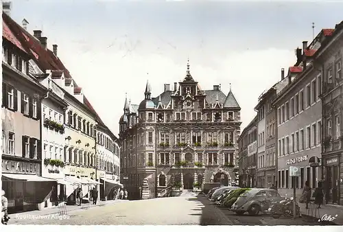 Kaufbeuren im Allgäu Blick zum Rathaus gl1960 C5776