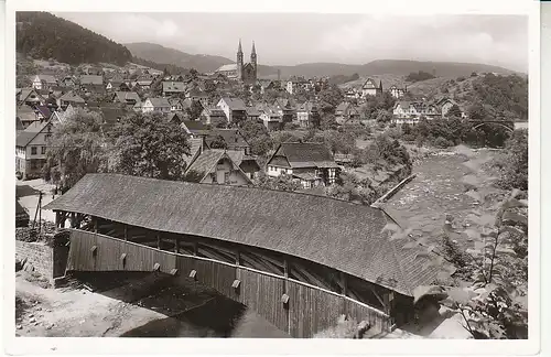 Forbach im Murgtal Alte Murgbrücke ngl C5765