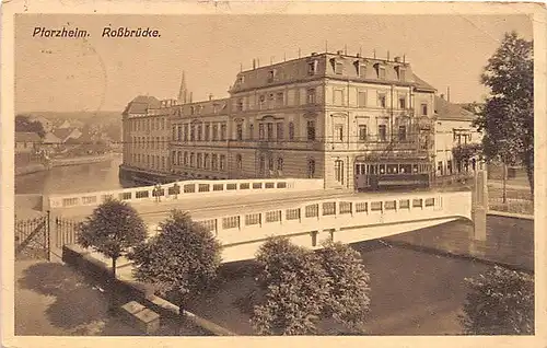 Pforzheim Roßbrücke gl1914 140.551