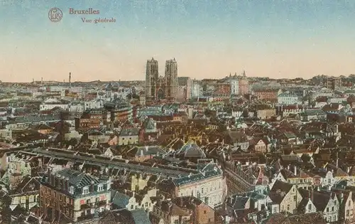 Bruxelles Panorama / Vue générale ngl 136.488