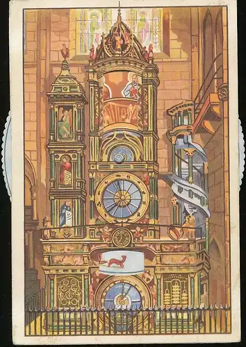 Mechanische Karte: Straßburg Astronomische Münsteruhr ngl 138.672