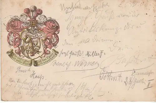 München (?) Studentika: Ehr unser Zier ... gl1900 C8188