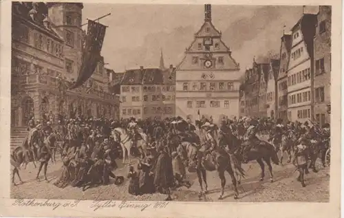 Rothenburg o.T. Tyllis Einzug 1631 gl1922 212.582