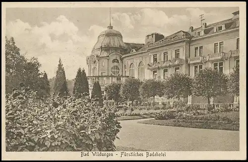 Bad Wildungen Fürstliches Badehotel gl1927 138.818