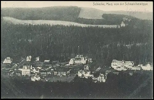 Schierke im Harz von der Schnarcherklippe gl1914 138.940