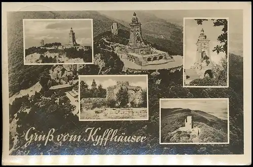 Gruß vom Kyffhäuser Teilansichten gl1960 138.970