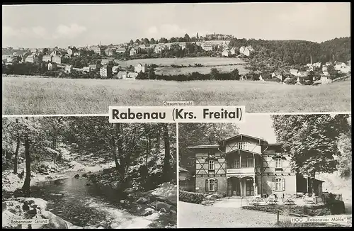 Rabenau (Kreis Freital) HO-Gaststätte Panorama glca.1950 139.106