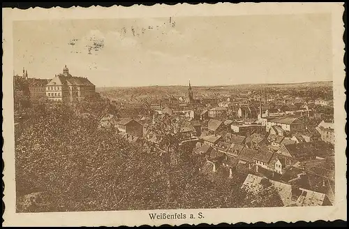 Weißenfels an der Saale Panorama gl1926 138.980