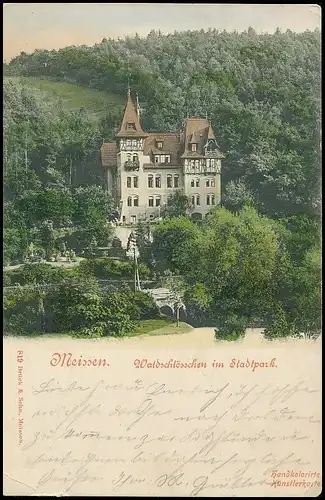 Meißen Waldschlösschen im Stadtpark gl1902 139.115