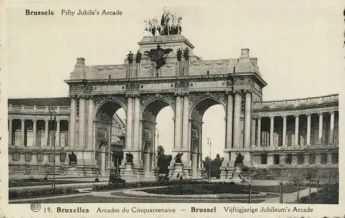 Bruxelles Arcades du Cinquantenaire ngl 136.544