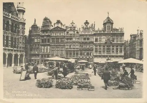 Bruxelles La Grand'Place (N.-O.) ngl 136.554