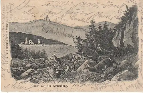Gruss von der Lauenburg gl1903 C6090