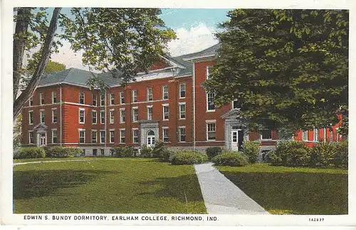 Richmond Ind. Earlham College ngl C5993