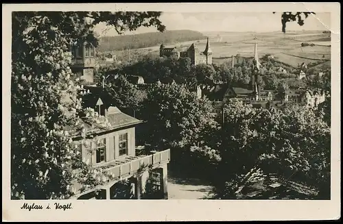 Mylau im Vogtland Panorama gl1961 139.196
