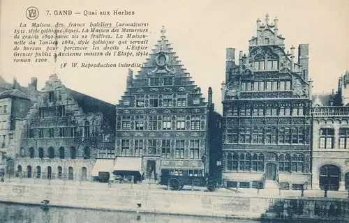 Gand - Quai aux Herbes gl1929 136.568