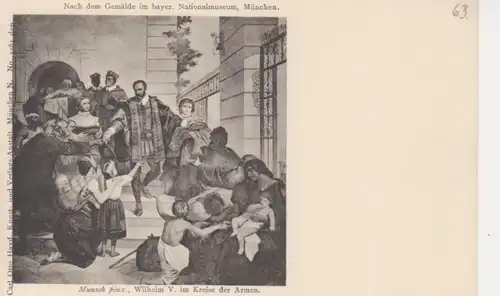 München Bayer. Nationalmuseum Munsch: Wilhelm V. im Kreise der Armen ngl 216.510
