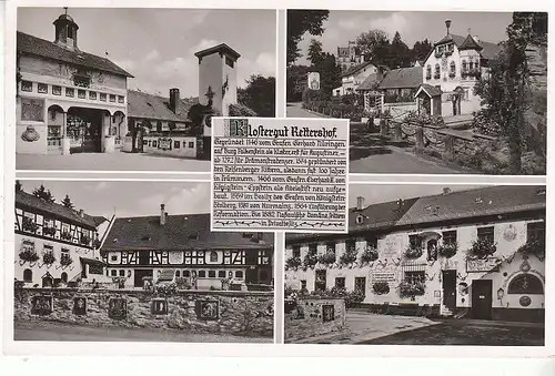 Königstein iTaunus Klostergut Rettershof Mehrbildkarte glum 1965? C8355